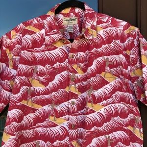 Cooke Street Honolulu Hawaiian Camp Shirt L